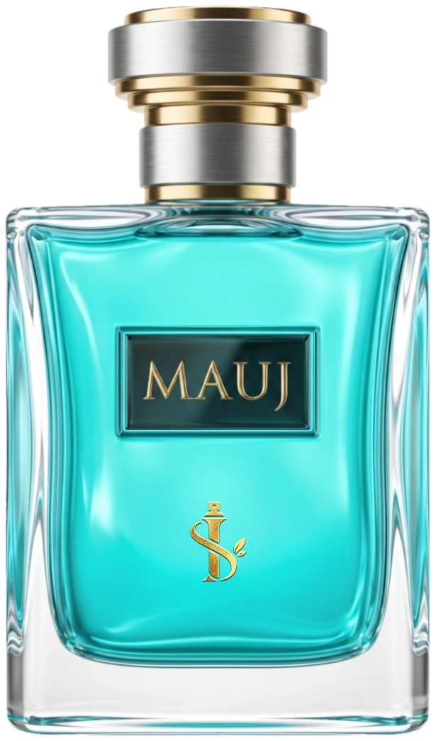 Mauj aqua perfume bottle