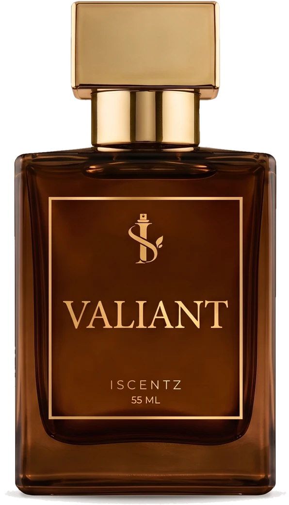 Valiant amber perfume bottle